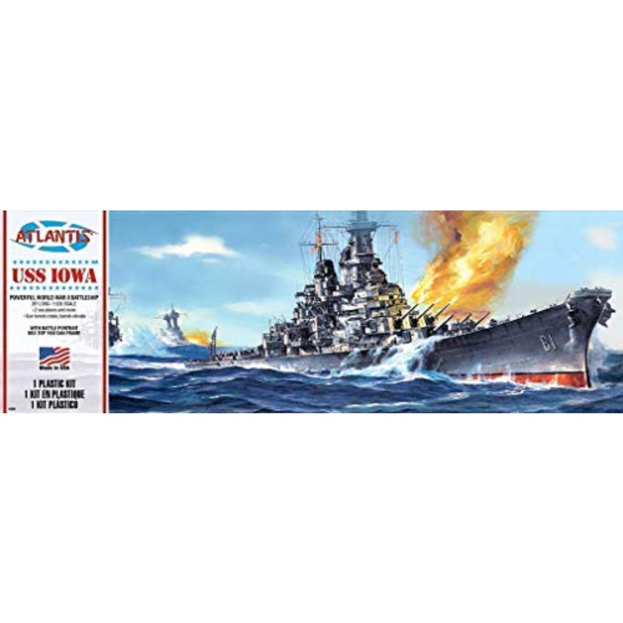 Model Kit Uss Iowa - Plastic Model KIT USS Iowa
