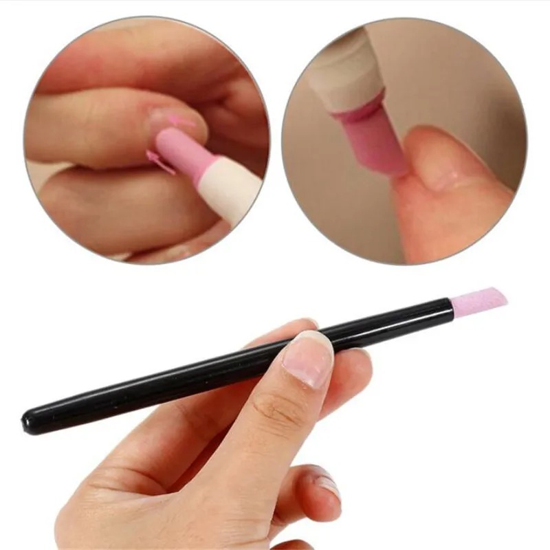 Sanding Stick Set - 5Pcs Quartz Cuticle Pusher Pen Manicure