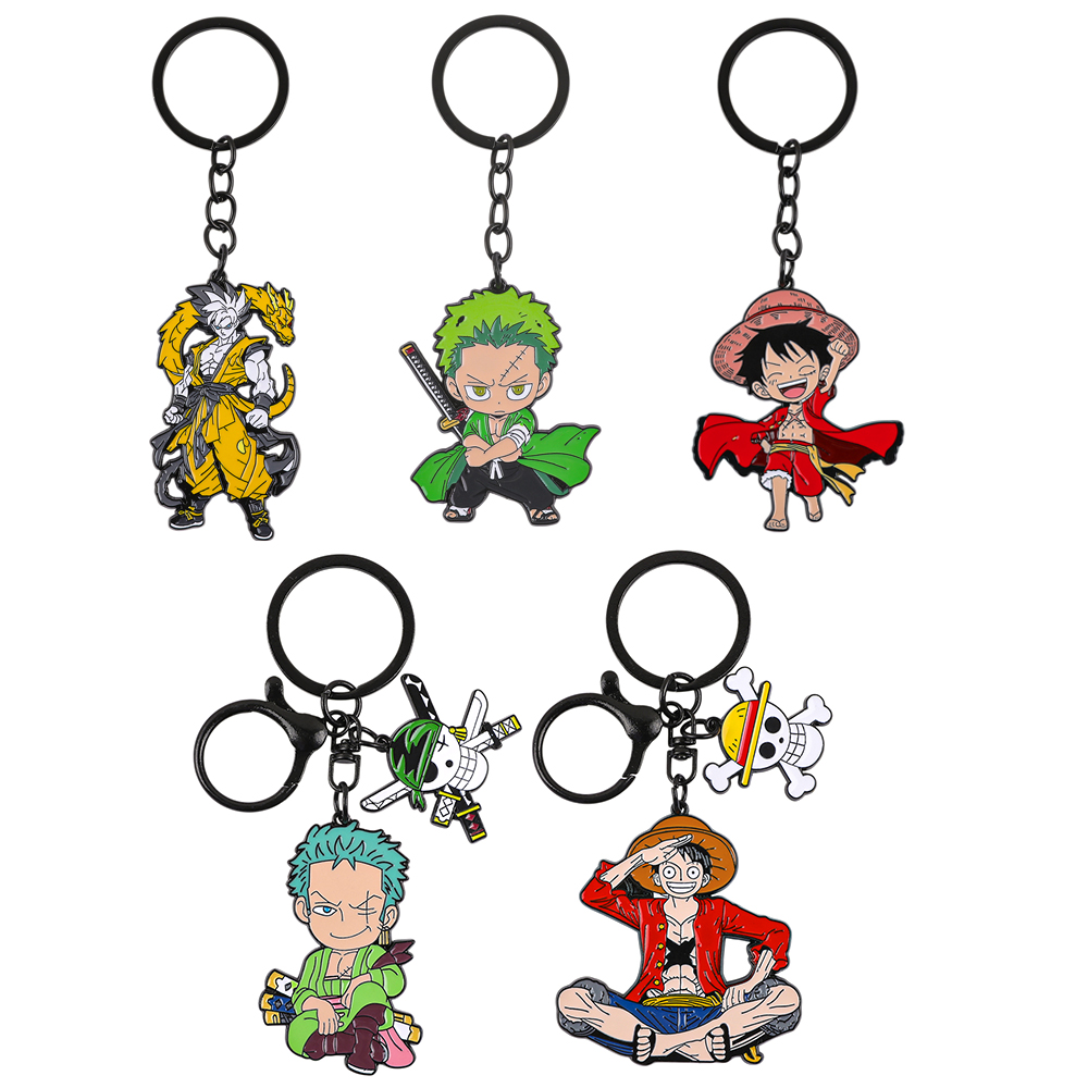 Model Kit Accessories - One Piece Anime Keychain Set -