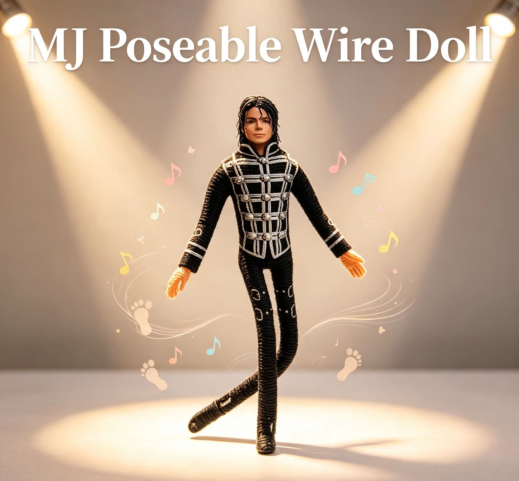 Model Kit Joints - Michael Jackson Movable Joint Plush Stuffed