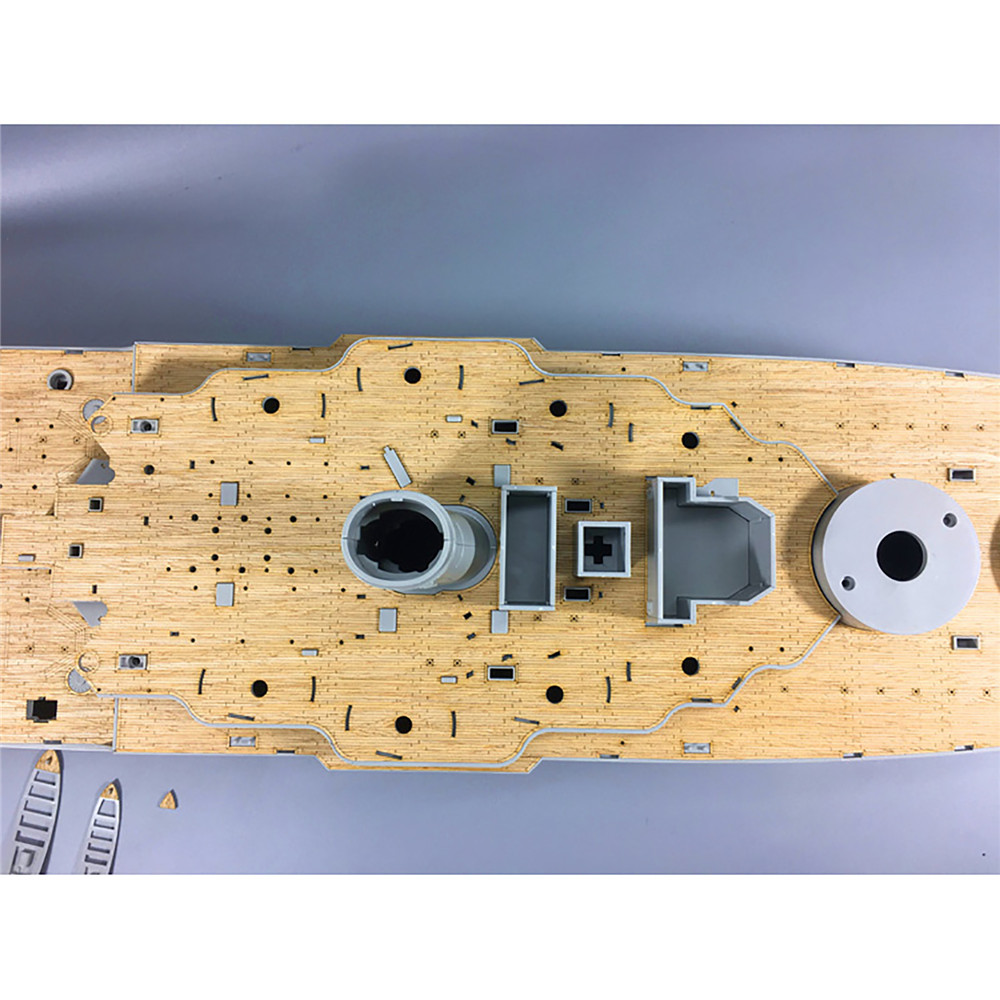 Model Kit Uss Iowa - Wooden Deck Kit for Trumpeter 03701