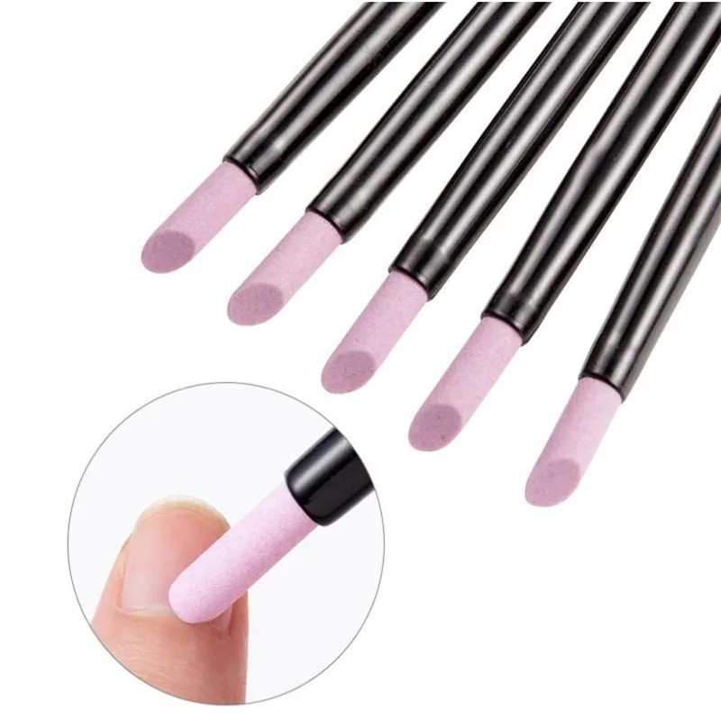 5Pcs Quartz Cuticle Pusher Pen - огляд і ціна Sanding Stick Set