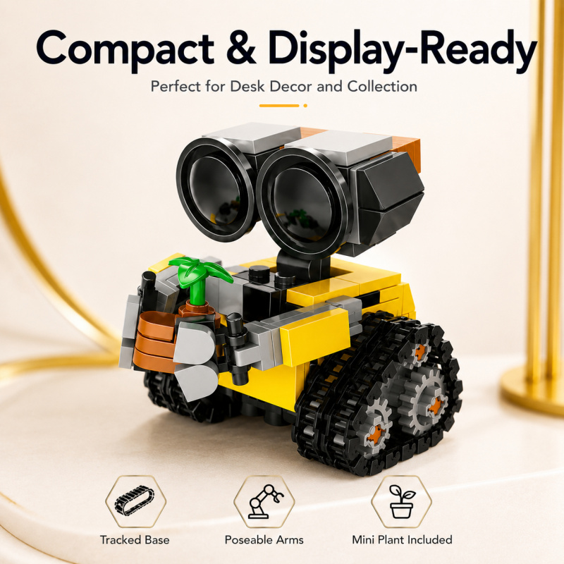 Mini Robot Building Blocks Set - огляд і ціна Model Kit Accessories