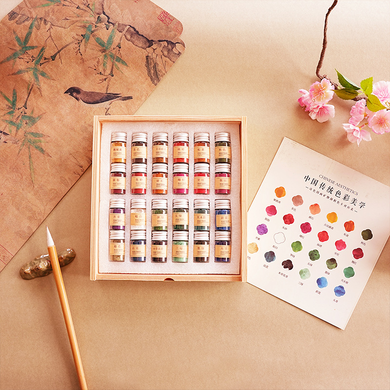 24color Chinese Painting Miner - огляд і ціна Model Kit Acrylic Paint