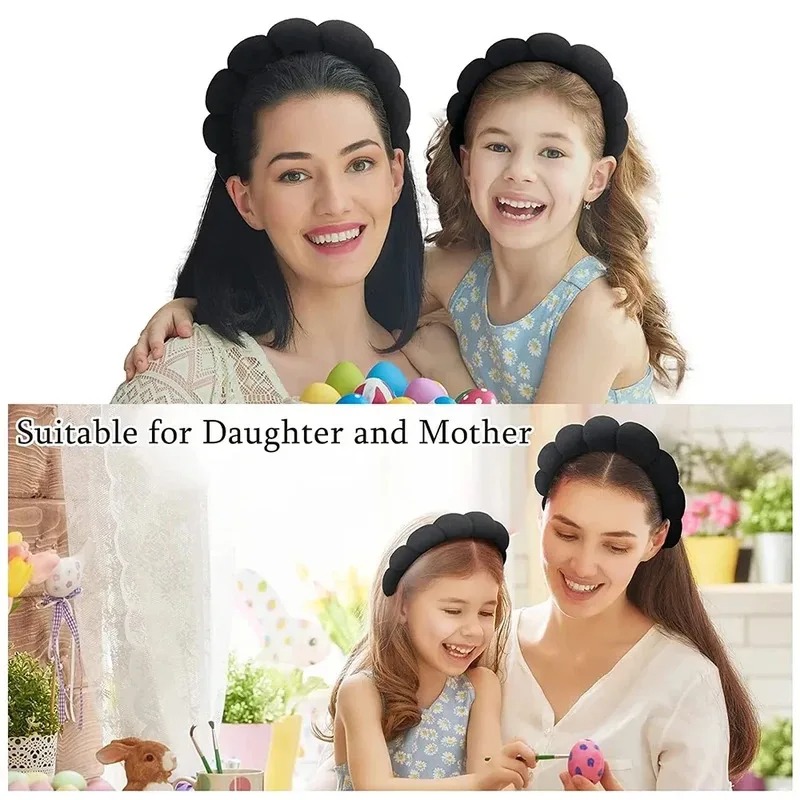 3PCS Twisted Foam Hair Band Se - огляд і ціна Wash Effect Set