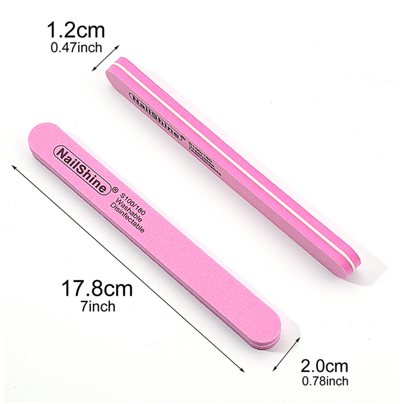 100 Pcs Pink Nail Files Gel Cu - огляд і ціна Sanding Stick Set