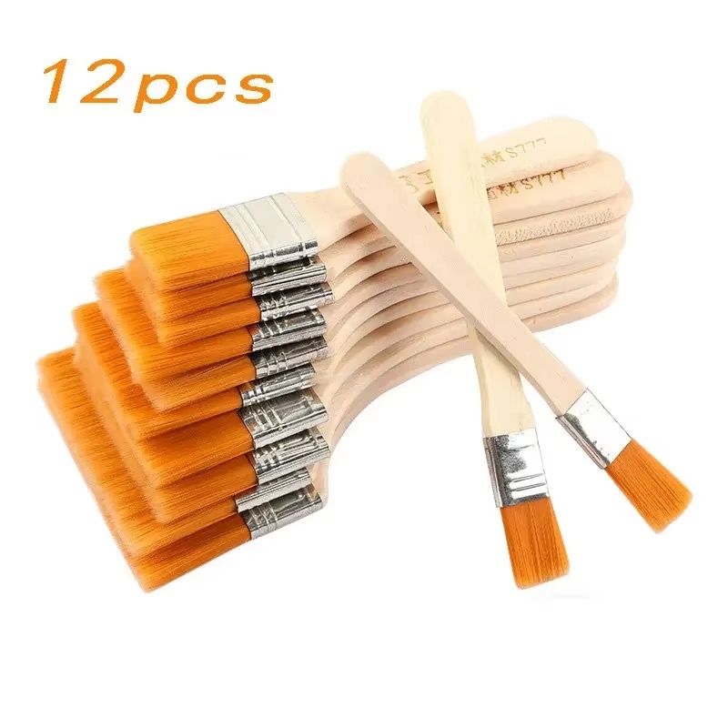 12Pcs/Set Memory Nylon Paint B - огляд і ціна Model Kit Acrylic Paint