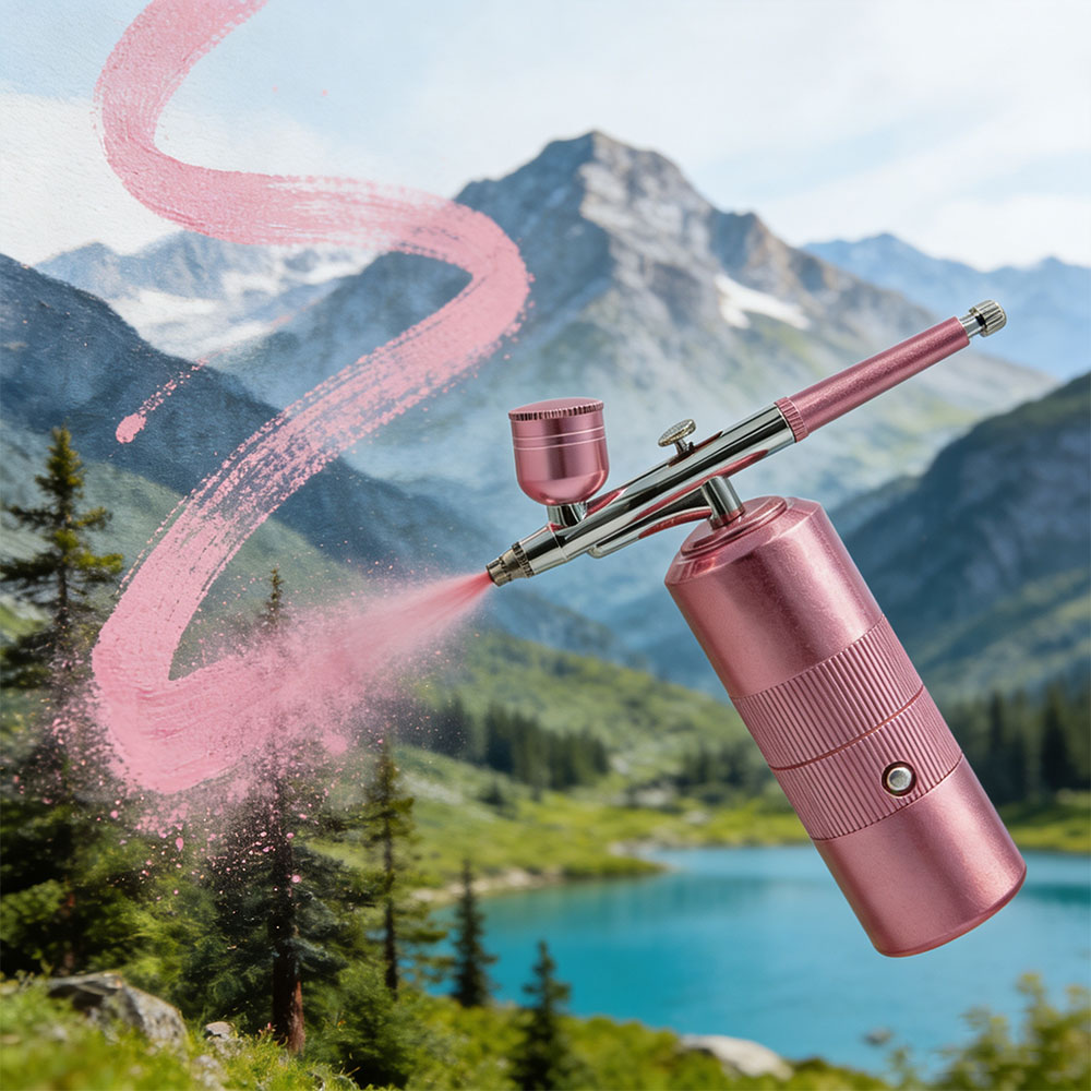 Rechargeable Airbrush Compress - огляд і ціна Airbrush Compressor Kit