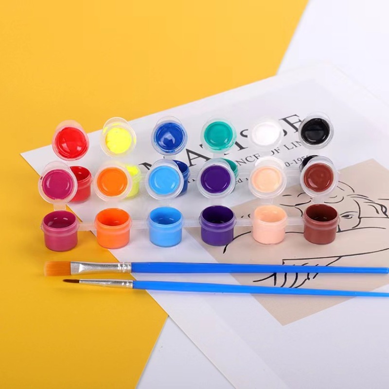 12/24 Pcs Painting Brushes Set - огляд і ціна Model Kit Acrylic Paint