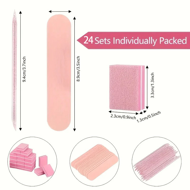 Nail File Kit Wooden Sticks Bu - огляд і ціна Sanding Stick Set