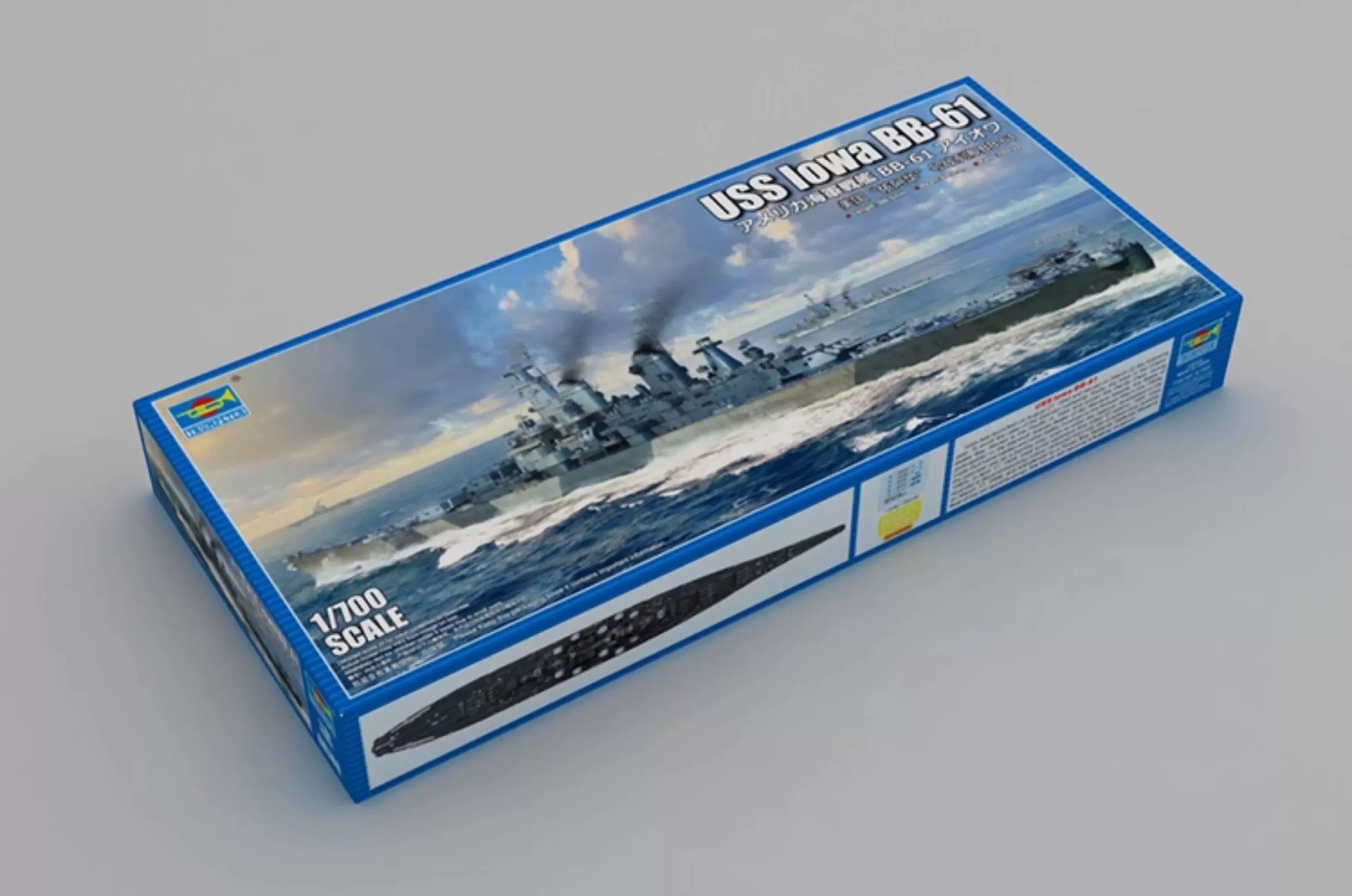Trumpeter 06749 1/700 Scale US - огляд і ціна Model Kit Uss Iowa