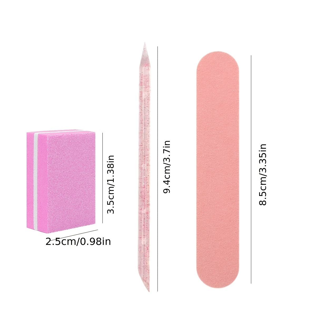 [30pcs Nail Art Kit Essentials - огляд і ціна Sanding Stick Set
