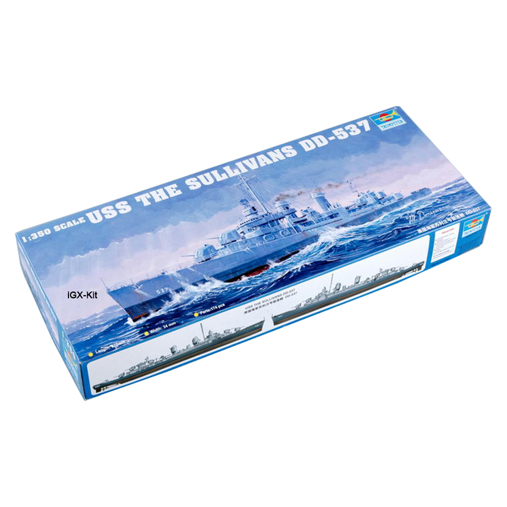 Trumpeter 05304 1/350 Scale US - огляд і ціна Model Kit Uss Iowa