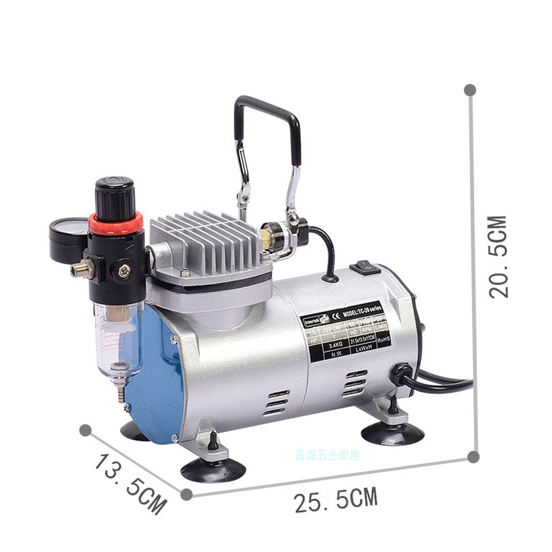 TC-20B Dual Use Air Compressor - огляд і ціна Airbrush Compressor Kit