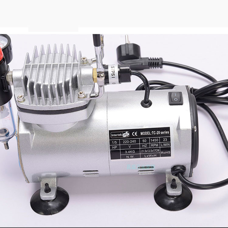 TC-20B Dual Use Air Compressor - огляд і ціна Airbrush Compressor Kit