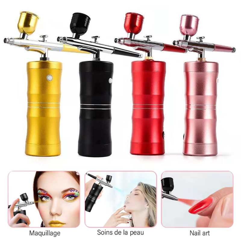 Oxygen Spray Mini Air Compress - огляд і ціна Airbrush Compressor Kit