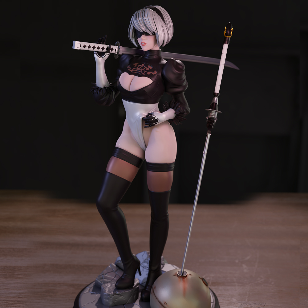 1/24 3d Printing Model Kit Bea - огляд і ціна Model Kit Nier Automata